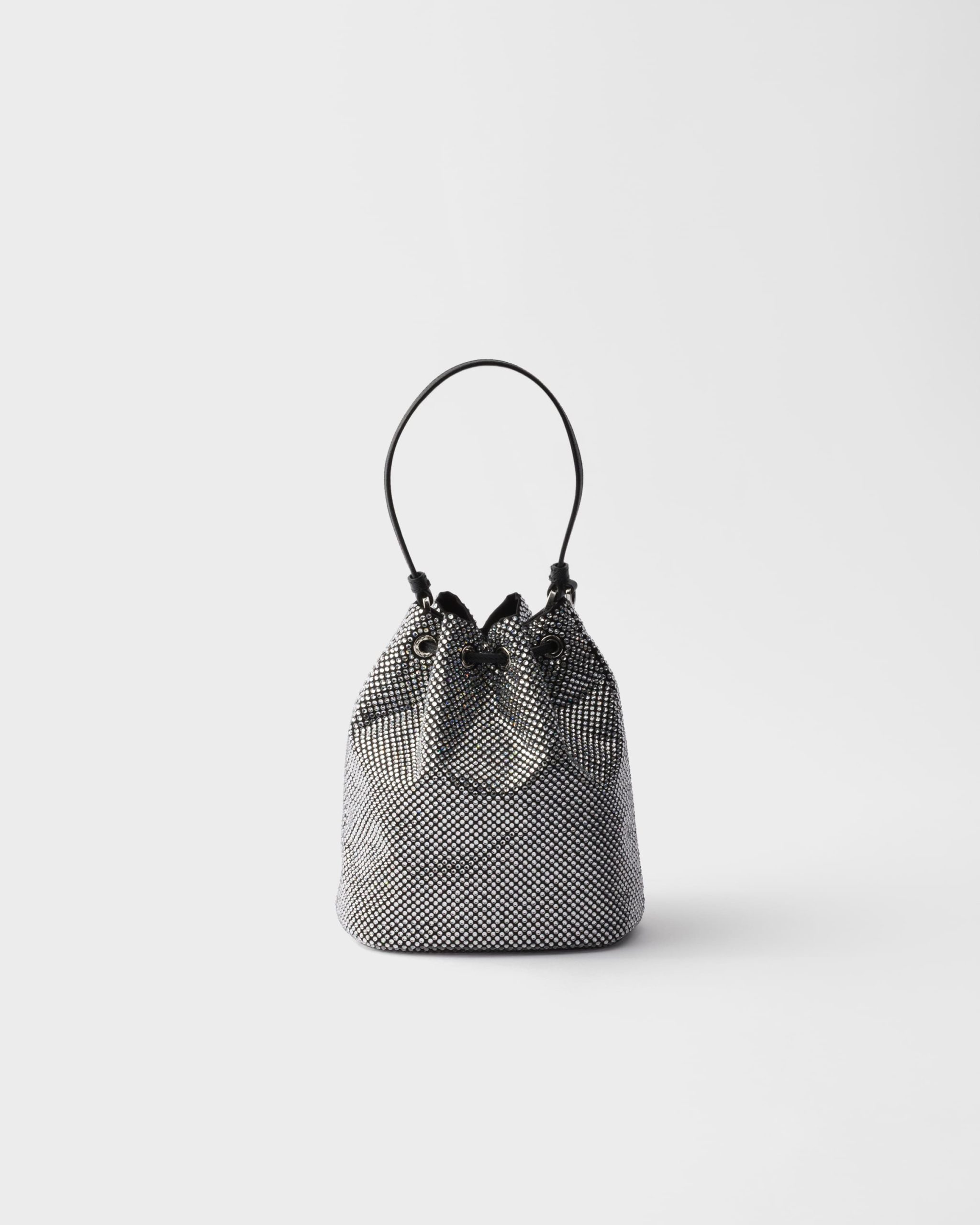 Prada Mini crystal-studded satin bag - Image 3